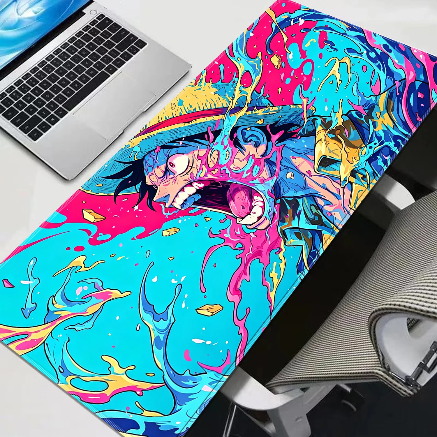 XXL O-One P-Piece Luffy Gaming-Mauspad Gamer Home Computer HD-Mauspad Cooles Tastaturpad Rutschfeste Büro-Gummi-Mausmatte Groß – Detail 9