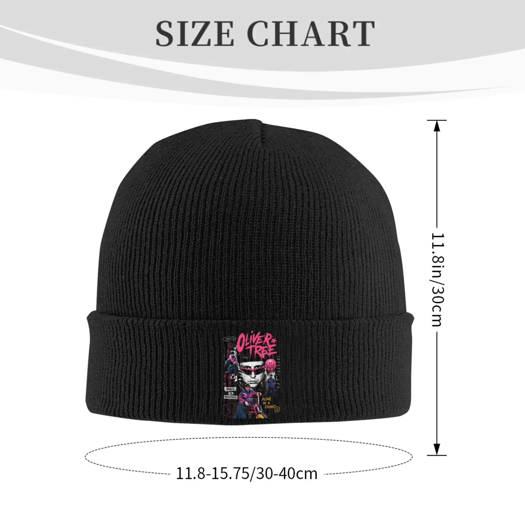 Oliver Tree Memorial Hats Autumn Winter Beanies Warm  Caps Unisex Acrylic Knitted Hat