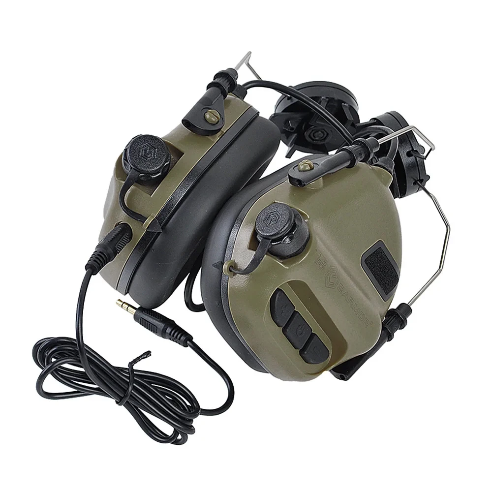 Military Tactical Headset EARMOR M31H MOD3 ARC Military Helmet Headset Electronic Hearing Protector Shooting Earmuffs