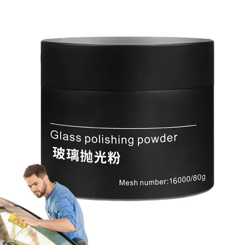 

Car Glass Scratch Remover Powder Auto Oil Film Removal Polishing Powder Safe And Gentle Vehicle Cleaning Tool For Removing Oil