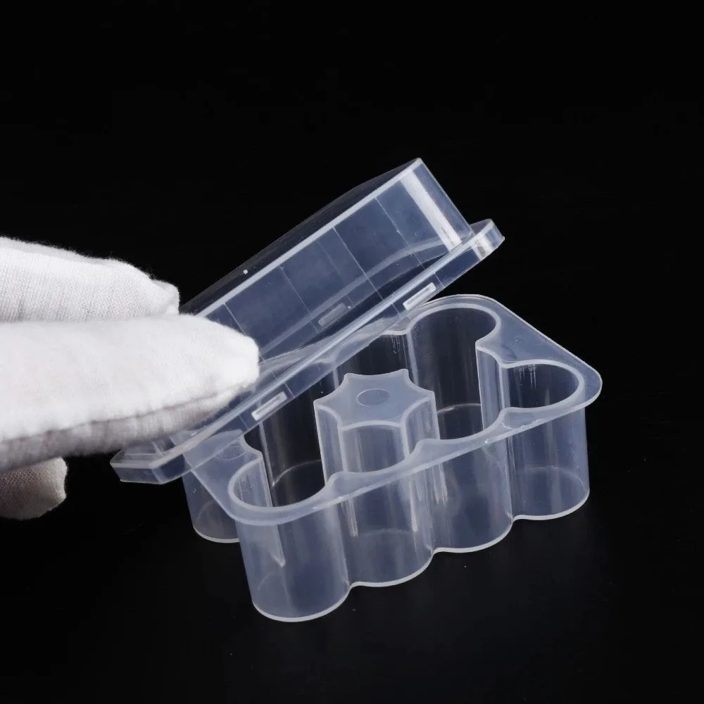 3/5/7/10 ML Insulin Vial Storage Case Transparent 10-Slot Clear Vial Box Wear-resistant Plastic Pill Vial Cooling Case