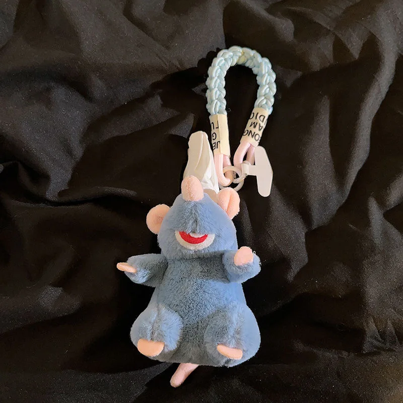 디즈니 라따뚜이 부드러운 플러시 셰프 모자 레미 인형 키체인 백팩 장식품 장난감 커플 소년 선물