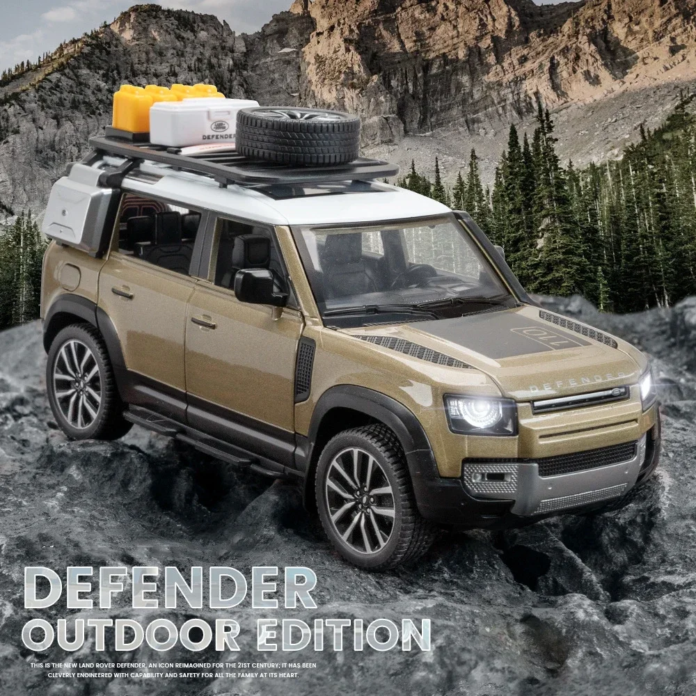 

Масштаб 1:24, модель автомобиля из сплава, новый защитник 110, металлический литой внедорожник, миниатюрная игрушка | Коллекция Хобби Подарок для мальчиков и мужчин