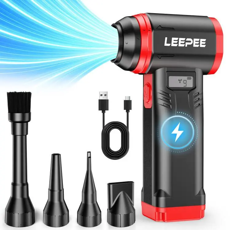 

For Computer Keyboard Car Handheld Turbo Jet Fan Brushless Powerful Air Blower Violent Wireless Hair Dryer Cleaning Blower Tools