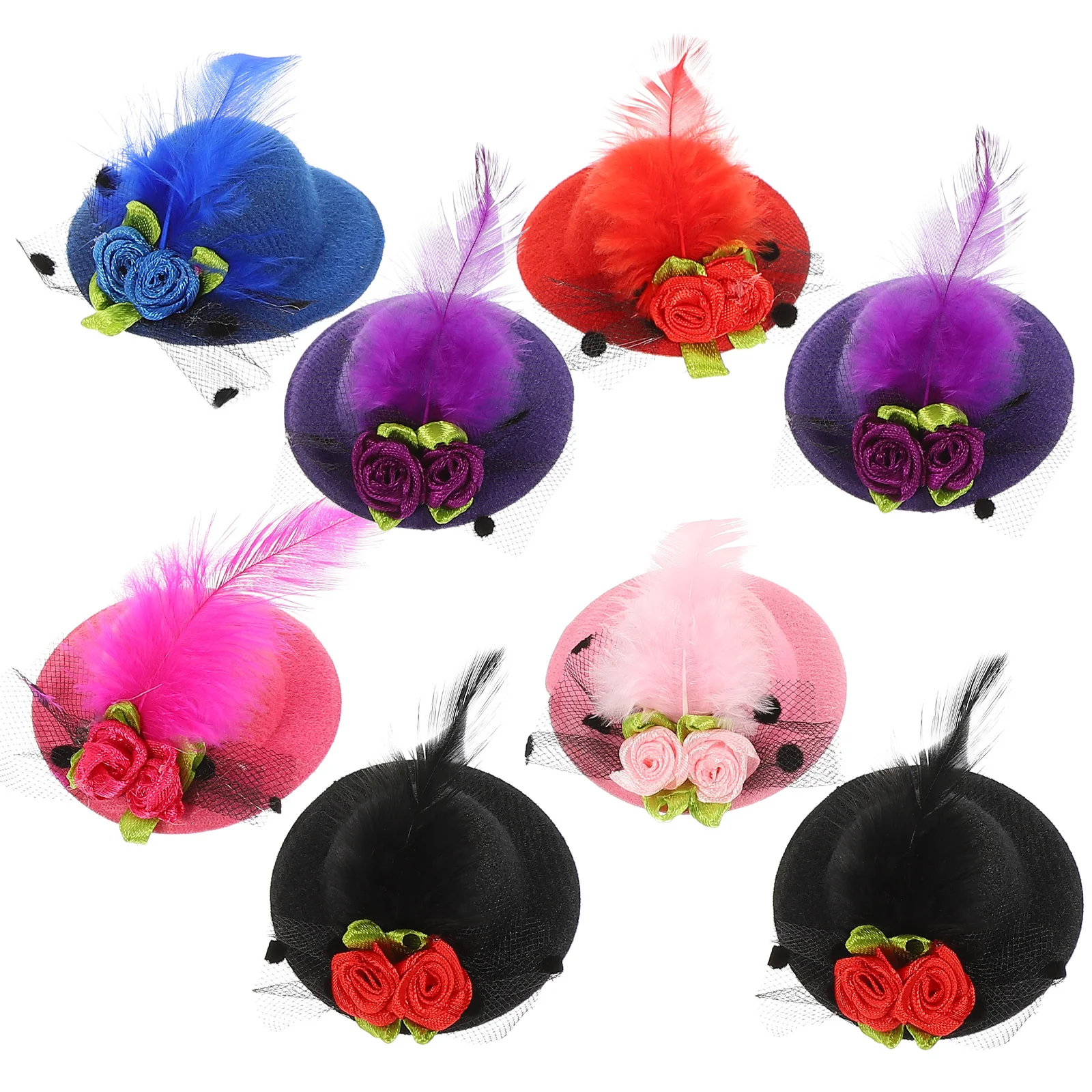 

12Pcs Bridal Hair Pins Hat Design Accents Fashion Hair Accessory for Wedding Prom Party Evening Events