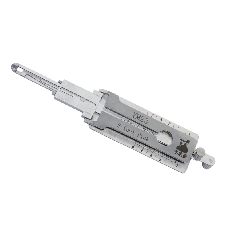 Lishi YM23 2 in 1 Locksmith Tool Lock Pick & Decoder Flat Milling for Smart car Models