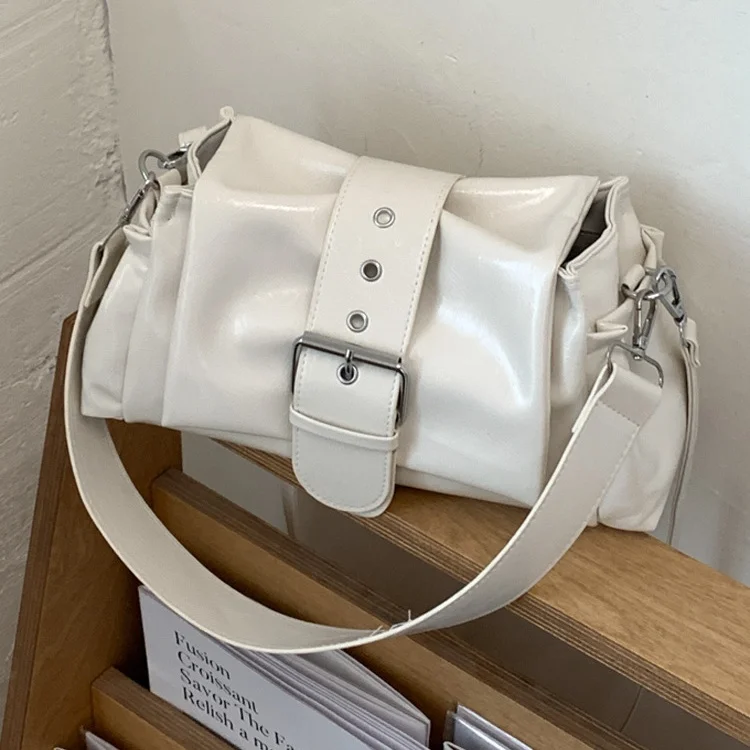 Fashion Ruched Ladies Shoulder Messenger Bag 2026 New Female Handbag Small Underarm Bag for Women Axillary Bags Bolsa Feminina