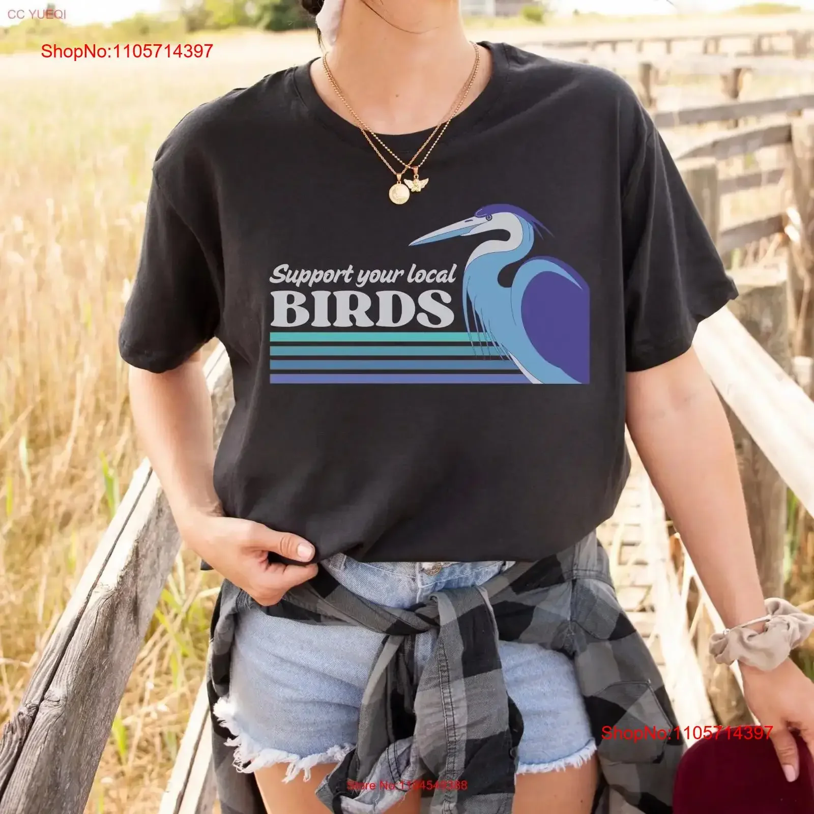 Retro Bird T Shirt Lover Birder Birding Nature Naturalist vintage Washed Casual Comfortable Stylish Stretched streetwear Unisex