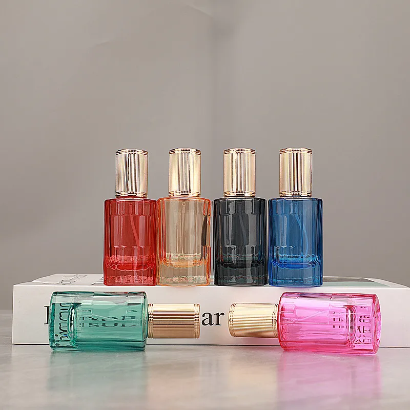 30ml Spray Parfüm flaschen klares farbiges Glas leerer Zerstäuber Schraub anschluss Reise
