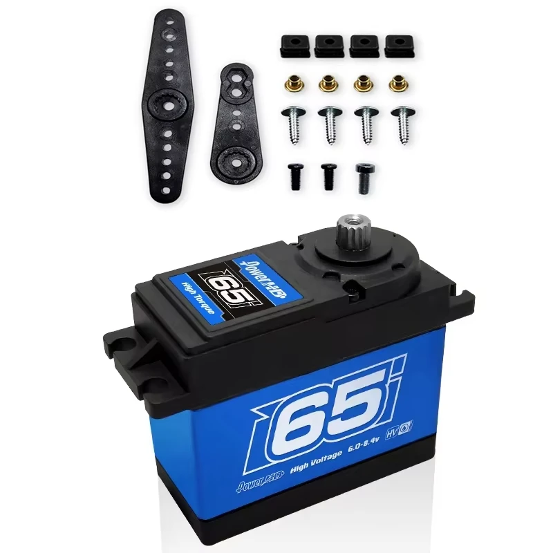 Power HD WH-65KG Wasserdichtes digitales Servo mit Metallgetriebe für BAJA 1/5 RC Geländewagen-Kletterbuggy