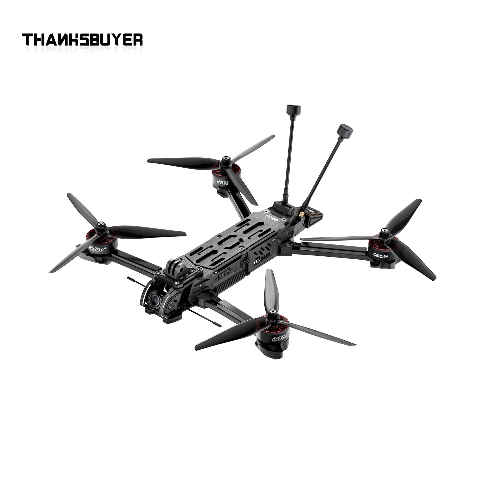 GEPRC MOZ7 dla DJI O3 GPS + PNP Elrs915 Elrs2.4G TBSNanoRX VTX 4K/120fps HD dron FPV wbudowany zdalnie sterowany Quadcopter Bluetooth