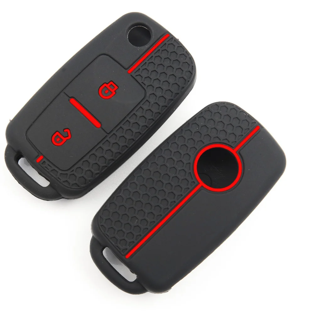 Silicone Key Cover For Volkswagen Polo Passat B5 Golf 4 5 6 MK5 MK6 Eos Bora Beetle TSI Premium Protective Durable Easy Install