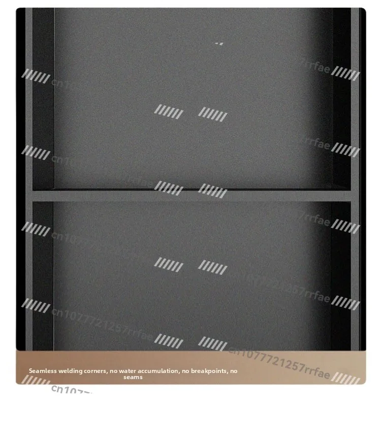 

Stainless steel niche Recessed toilet Metal cabinet TV Finished toilet Bathroom