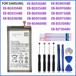 High capacity battery For Samsung Galaxy S6 Edge/Plus S7 Edge S8 Plus+ S9PIUS S10 S10E S10 Plus 15 Pro 17 Pr