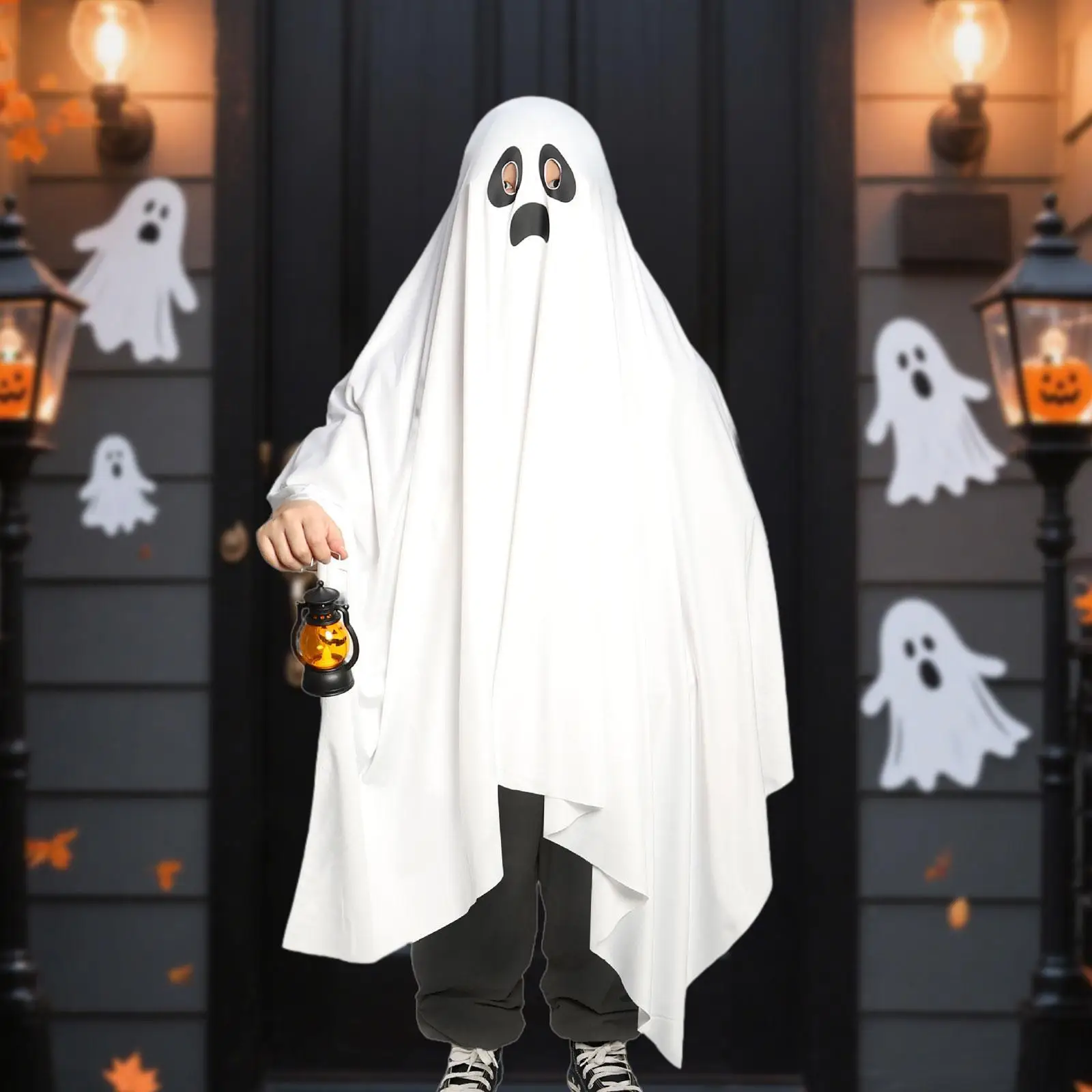 

Halloween Ghost Costume Halloween Outfit for Children Themed Party Role Playing