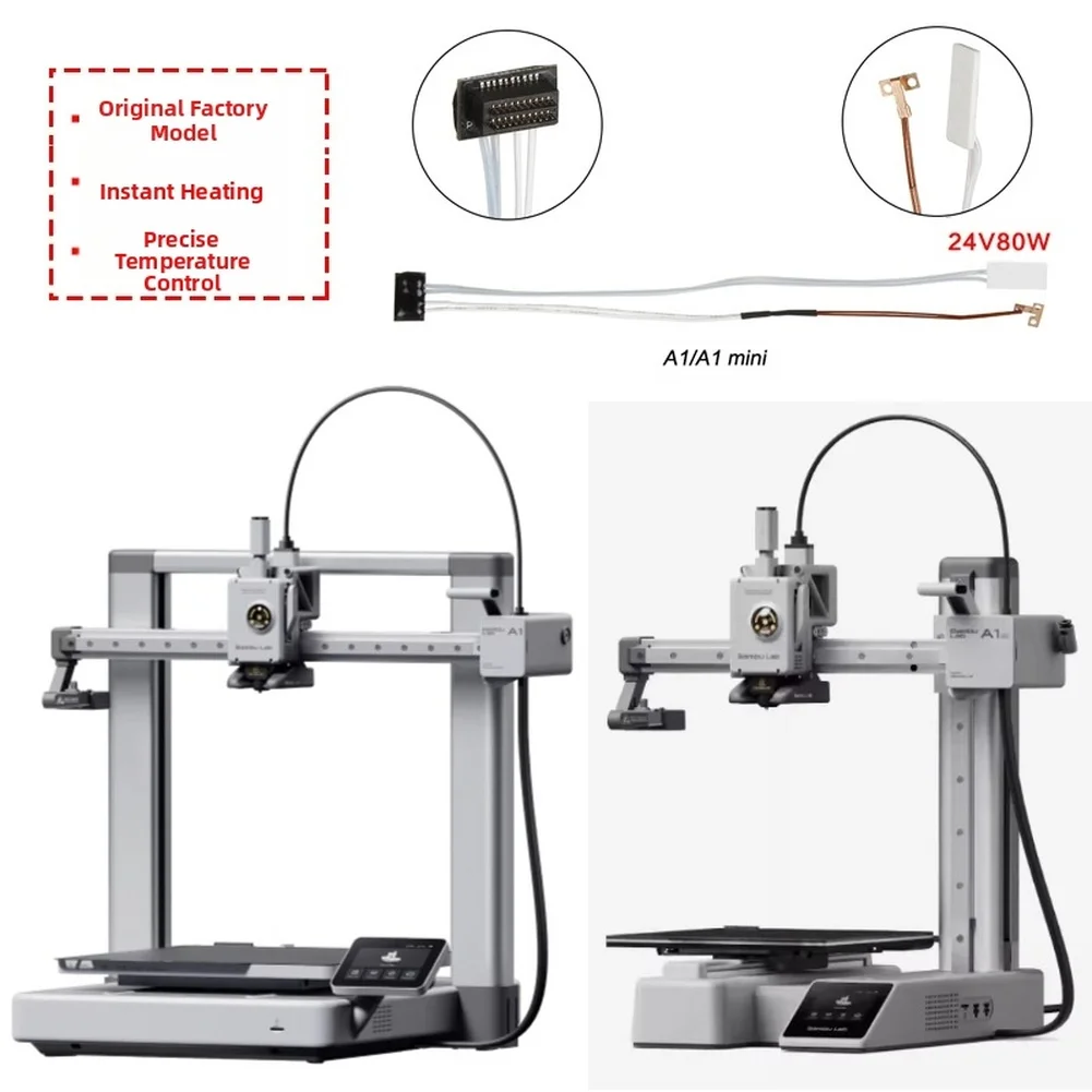 

Нагревательная пластина для принтеров с термисторным датчиком Компактная легкая конструкция Подходит для космического ограничительного оборудования