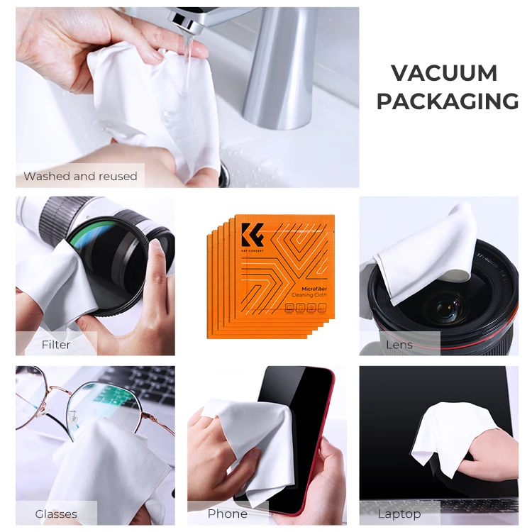 K&F Concept 4in1 DSLR Camera Cleaning Kit Lens Dust Blower Cleaner Cleaning Pen Microfiber Cleaning Cloth Cleaning Liquid