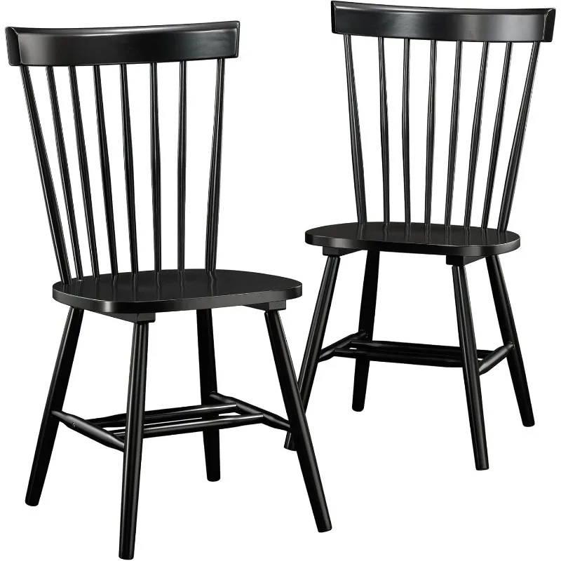 

New Grange Spindle Back Chairs, Wood, Black finish accesorios desbrozadora