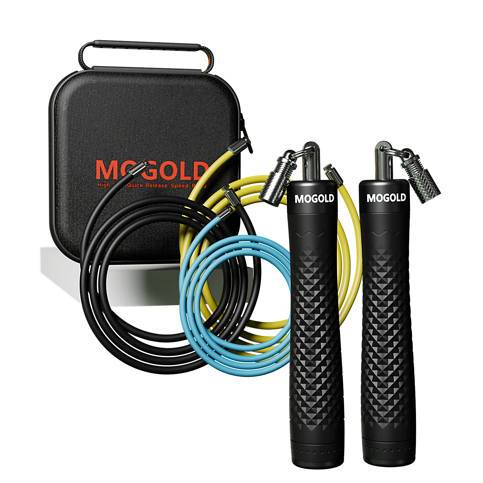 MOGOLD Non-Slip Abrasion-Resistant Handle Jump Rope