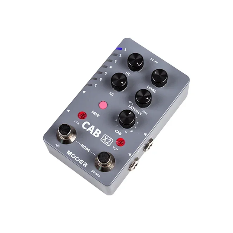 Mooer CAB X2 14 Presets 11 Factory IR Stereo IR Cabinet Simulation Pedal Dual Channel Cab Simulation Guitar Effects Pedal