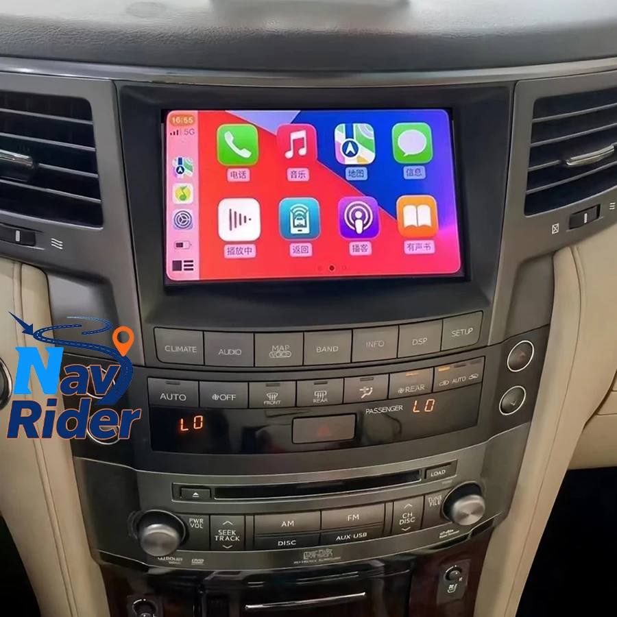 

Video Player Qled Screen Car Multimedia Carplay Android Auto 4G WiFi GPS 8" For Lexus LX570 2007-2015 Navigation Radio Stereo