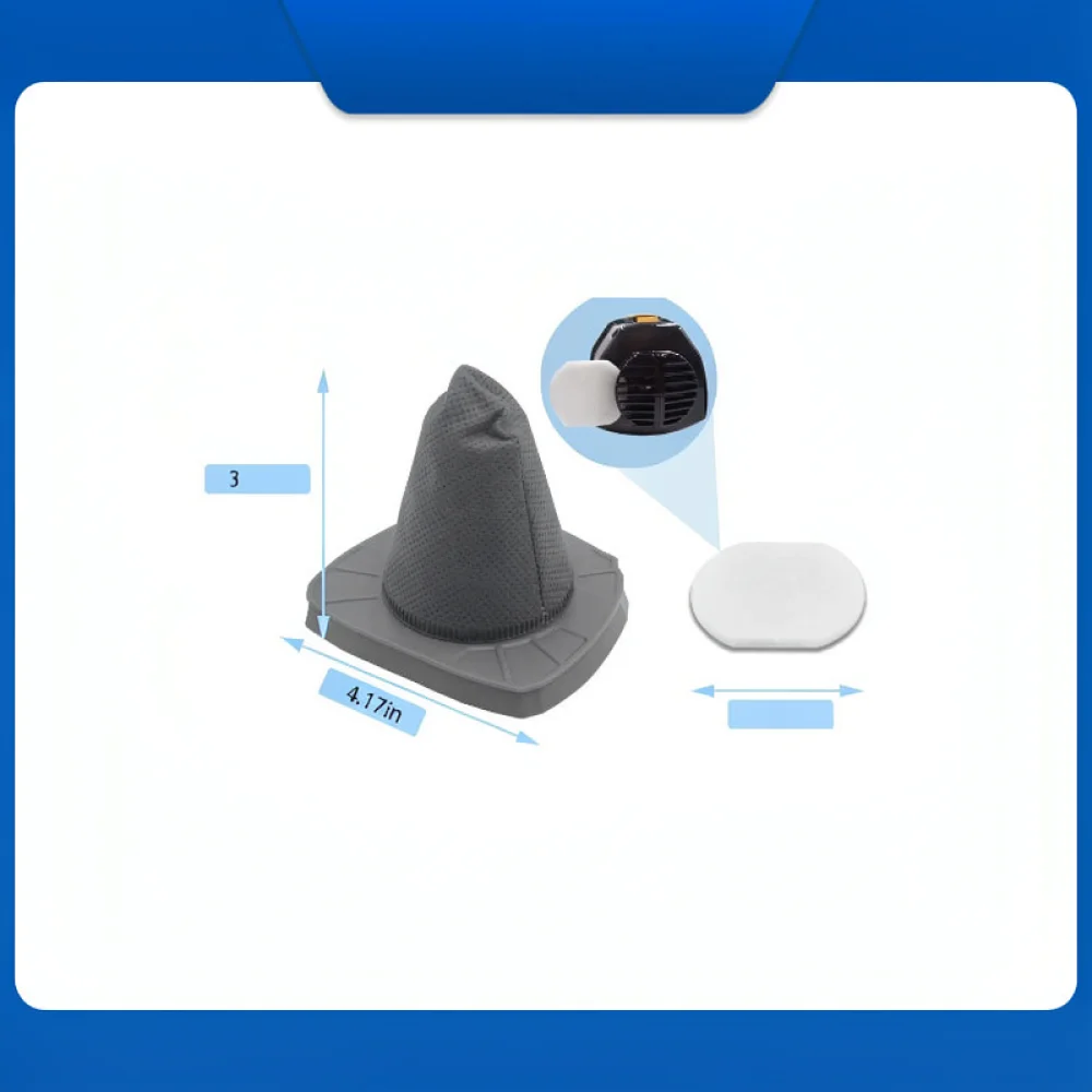 Premium Vacuum Cleaner Filter For Eureka NES100 For Black And Decker BDST1601 Replacement Components Dust Trap Accessory