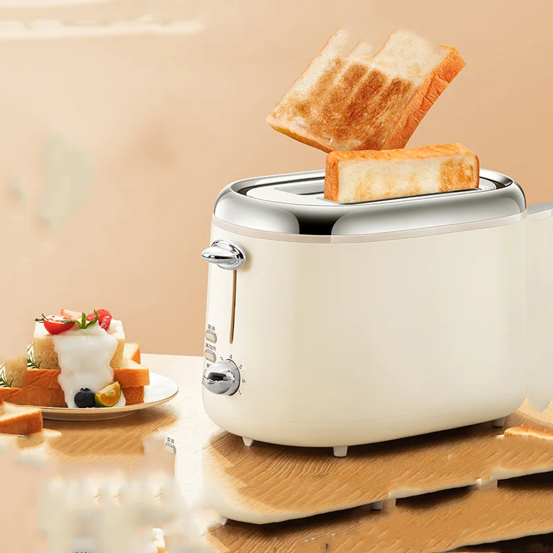 Bread Maker 1PC Automatic Intelligent Toaster Adjustable Temperature Dual Sided Auto Pop-up Sandwich Toast Breakfast Machine