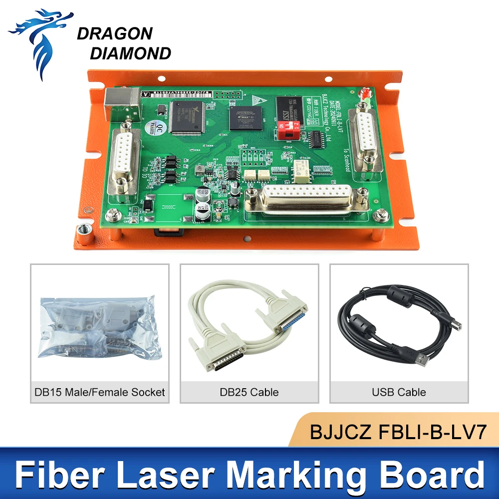 

BJJCZ FBLI-B-LV7 Fiber Laser Marking Board Ezcad Software For Fiber Co2 UV YAG Laser Machine Raycus Max JPT