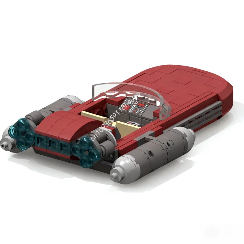 207 elementów MOC XT110 Aquatic Landspeeder Model Star Battle Klocki konstrukcyjne Architektura Zabawki kreatywne Pomysł na prezent urodzinowy Prezenty świąteczne