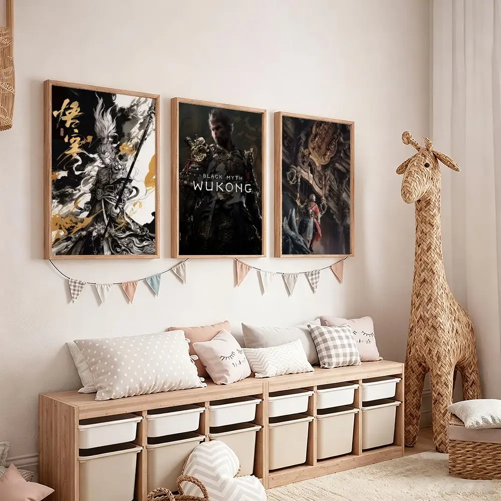 game Black Myth Wukong Poster Poster HD Waterproof Self-Adhesive Wall Art - Versatile Decor for Any Space|Perfect Gift Idea