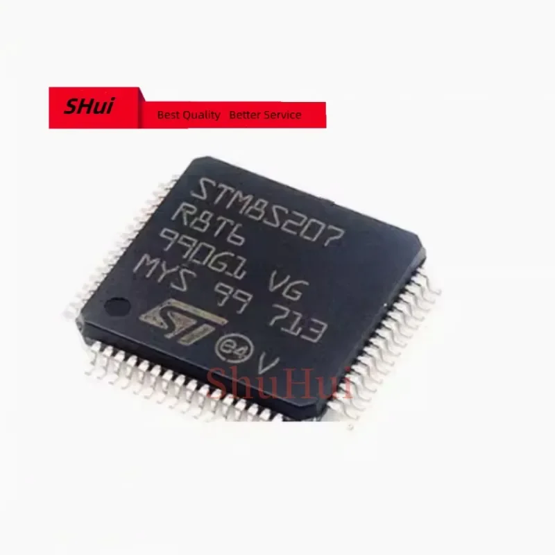 10pcs STM8S207C8T6 STM8S207CBT6 STM8S208C8T6 STM8S208CBT6 STM8S207S6T6C LQFP48 Microcontroller Chip