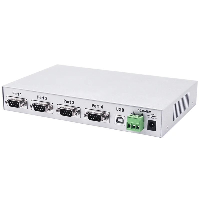 عالية الجودة USB إلى RS232 محول 4 منافذ RS-232 تحويل محول USB2.0 المسلسل 9-Pin COM DB9 توصيل ESD UT-860