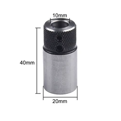 1PC Woodworking Drill Row Cross Sleeve Clamp Drill Base Drilling Rig Collet Chuck 20x40L/20x45L Wood Collet Chuck