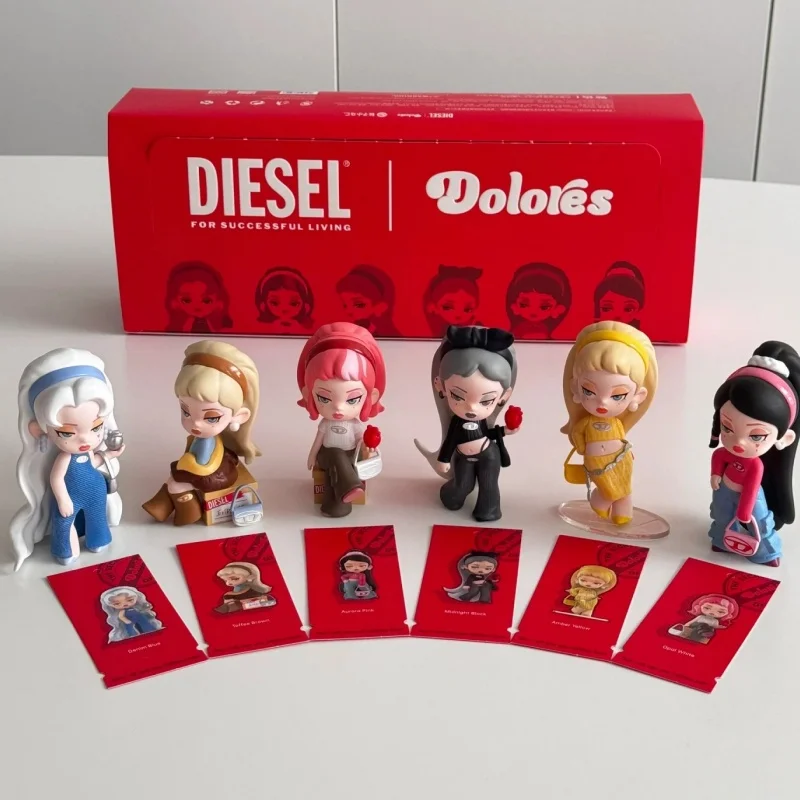 Genuine Dolores  Anime Figure Cute Diesel Autumn/Winter Limited Hand Model Doll Display Girls Decoration Gift