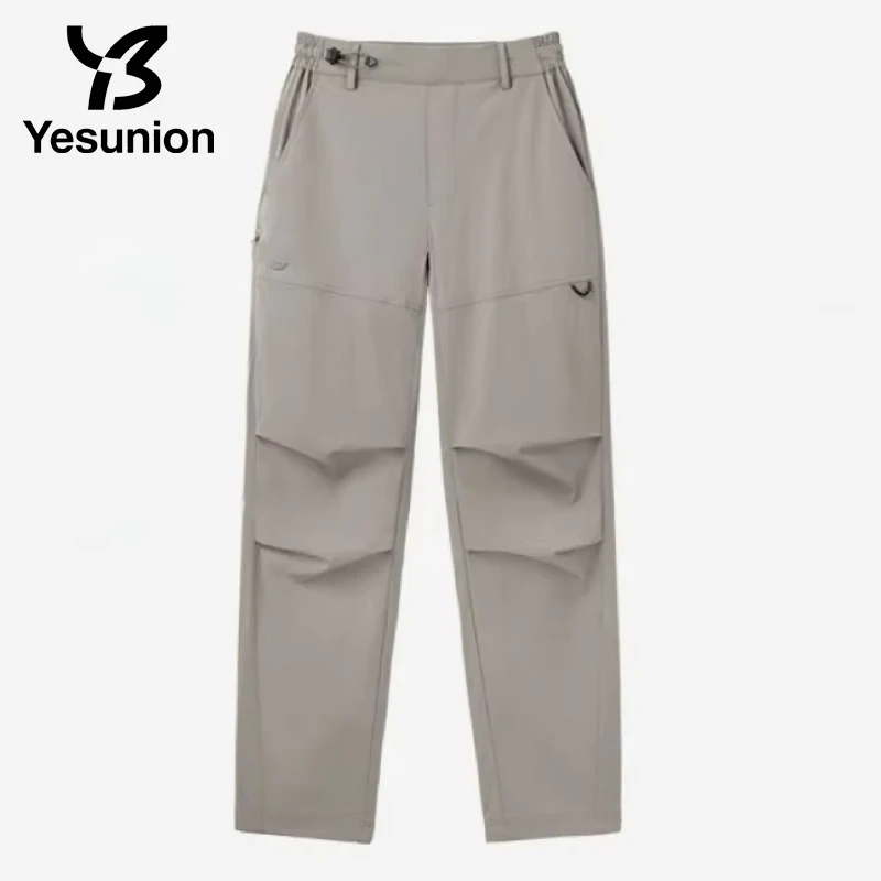 

Unisex Lightweight Breathable Water Resistant Qui-Dry Pans Outdoor Sports Soft Ell Casual Faionable Straight Leg Trousers Women