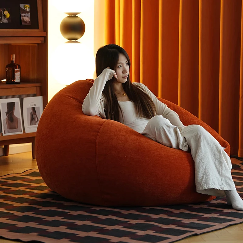 

Lazy Sofa Living Room Chairs Comfortable Mobile Portable Individual Living Room Chairs Reading Bedroom Fauteuil Home Furniture