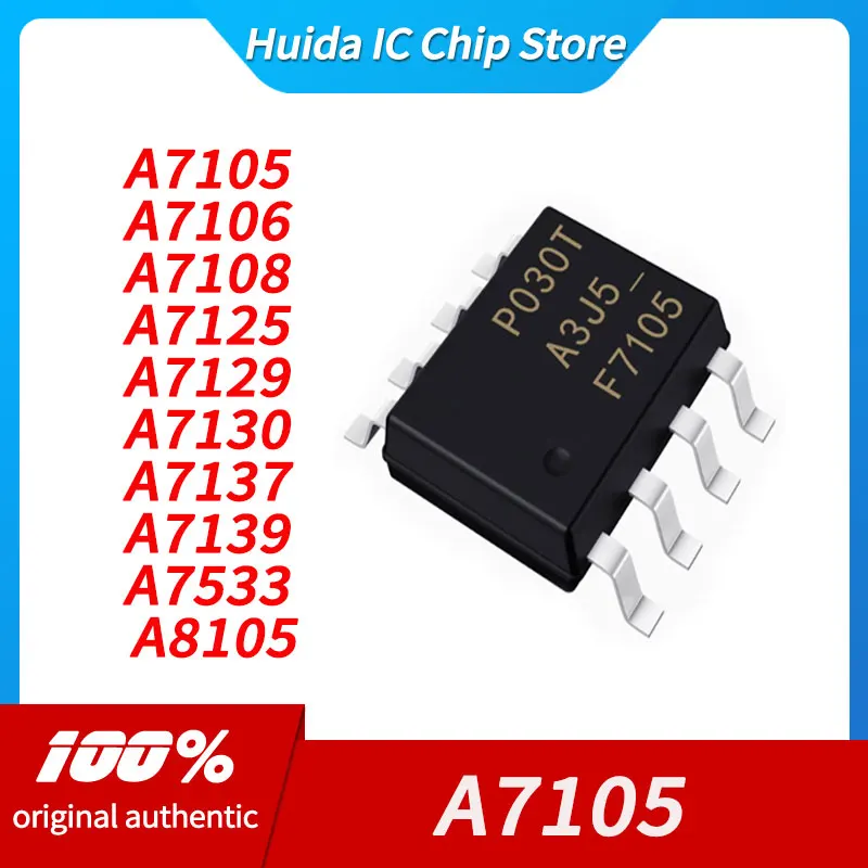 A7105 A7106 A7108 A7125 A7129 A7130 A7137 A7139 A7533 A8105 Placa de evaluación