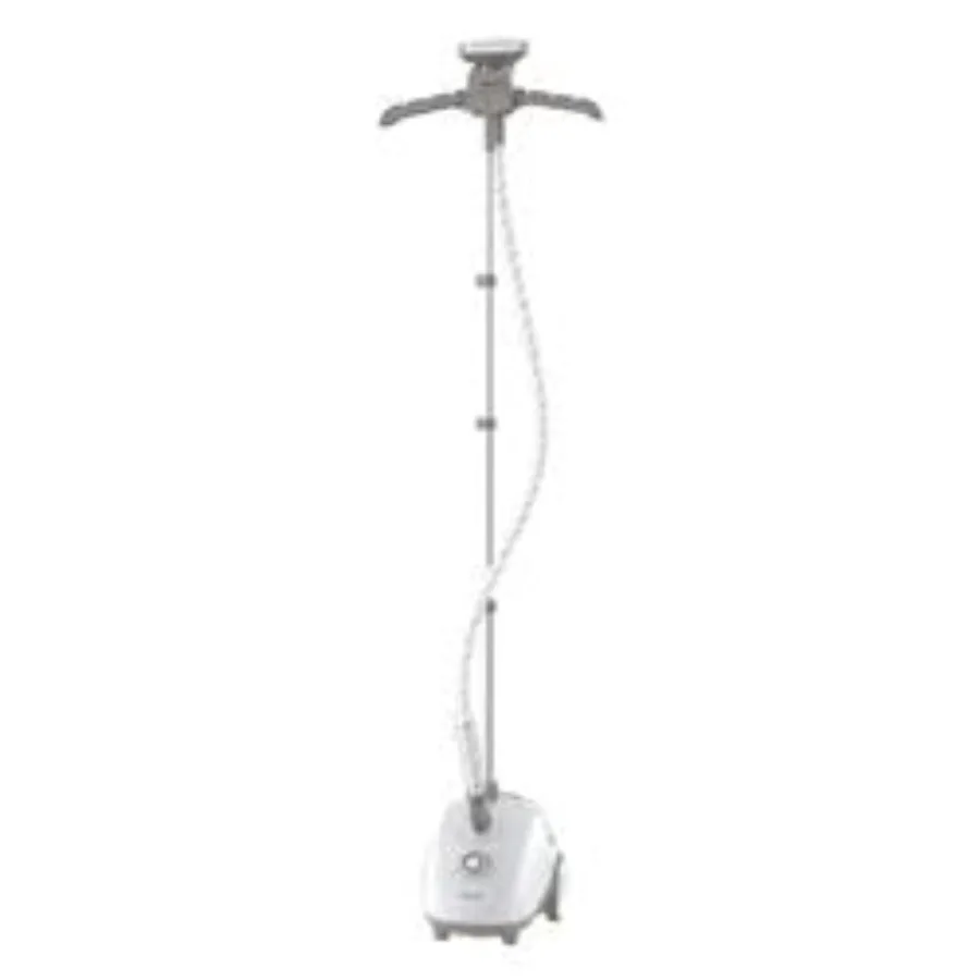 

1500W Performance Garment Steamer with 4 Steam Settings Stainless Steel Plate in Silver for Efficient Wrinkle Removal