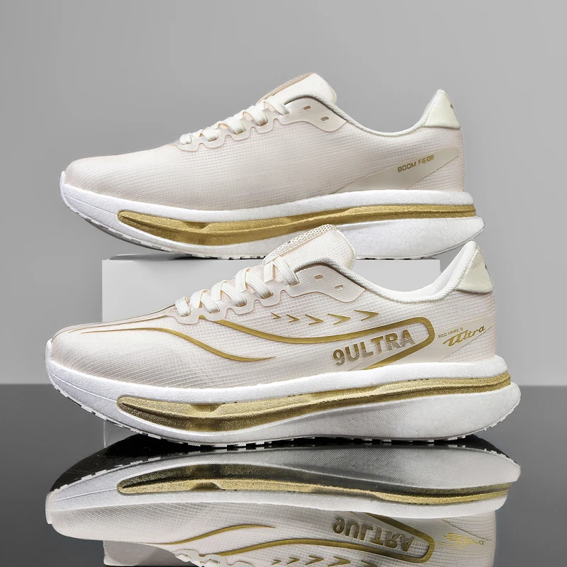 

Мужские кроссовки для бега с карбоновой пластиной, специализированные для марафона, дышащие, легкие, женские удобные нескользящие кроссовки для отдыха