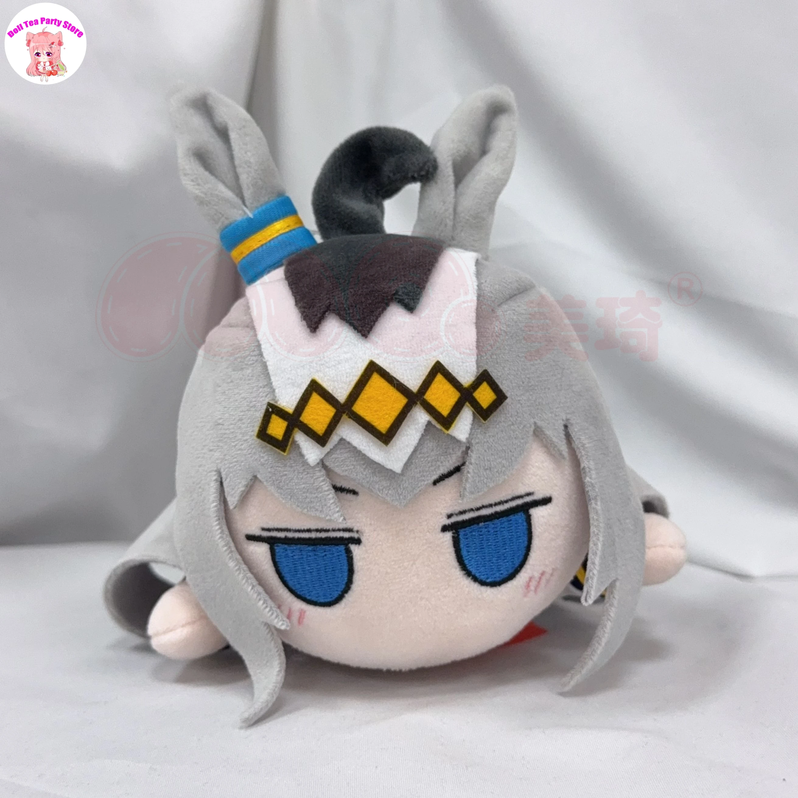 

Аниме Oguri Cap Umamusume: Pretty Derby, милая плюшевая кукла Q-версия Papa, 20 см, мягкие плюшевые игрушки, подушка, подарок на день рождения