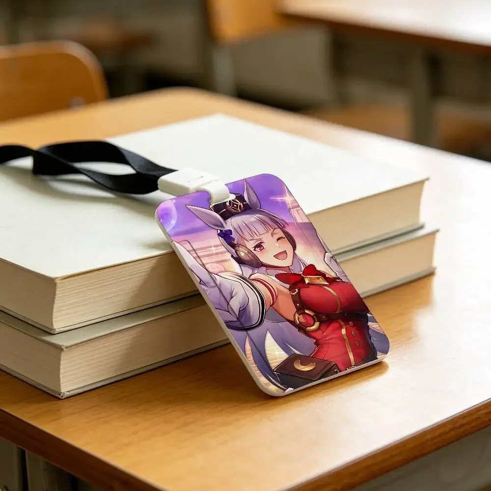 U-Uma Musume Pretty Derby Gold Ship ID Card Holder Badge Holders Lanyard Business Exhibit School Strap Neck Hang