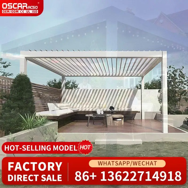 Minimalist Aluminum Sunroom Conservatory with Double Tempered Glass Flat Roof for Villa Hotel Home Office Use 1year Warranty per
