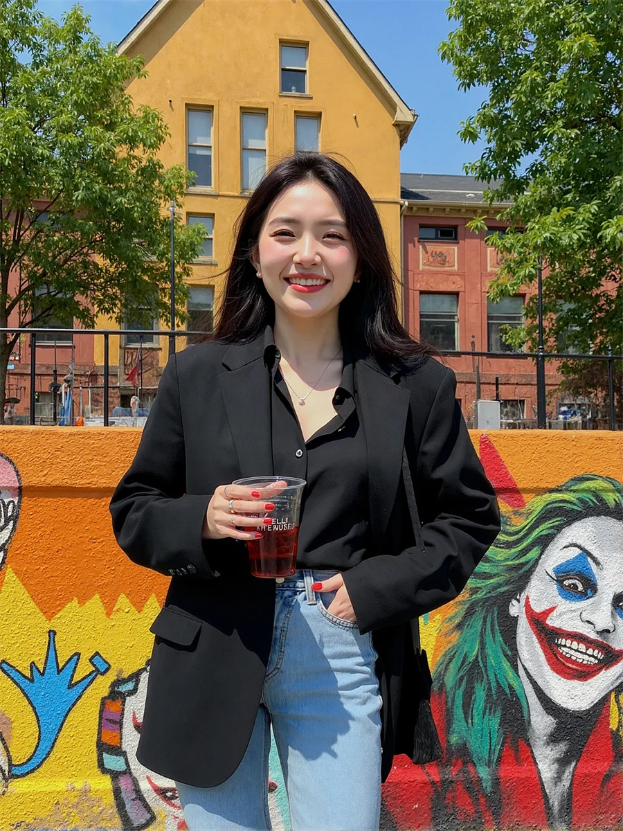 

Черно-белый карманный колье для ногтей, секция подкладки, открытая линия, мятая задняя вилка, декор, облегающий талию, эластичный цвет, женский