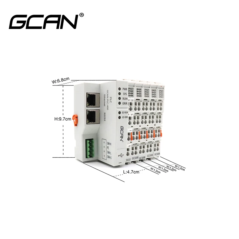 Codesys CLP PLC 프로그래밍 가능 로직 컨트롤러 지지대, CANopen / Modbus TCP / Modbus RTU 마스터/슬레이브 프로토콜