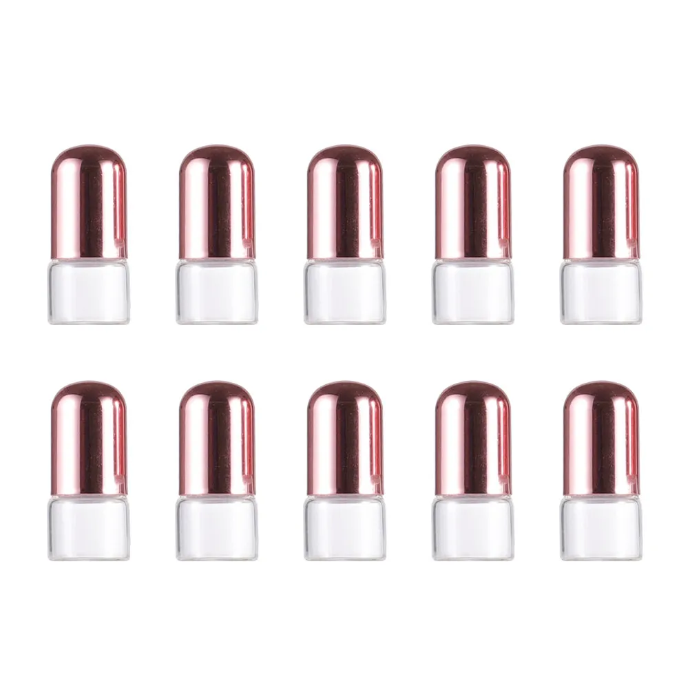 

10Pcs Glass Roller Bottles Leakproof Essential Oil Bottle Set Portable Roll on Bottles Refillable Perfume Containers