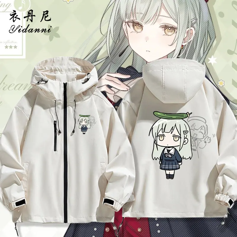 

Аниме-костюм BangDream! Ave Mujica Wakaba Mutsumi: ветровка, худи, куртка с капюшоном для косплея, осенне-зимняя, мужская и женская, свободного кроя