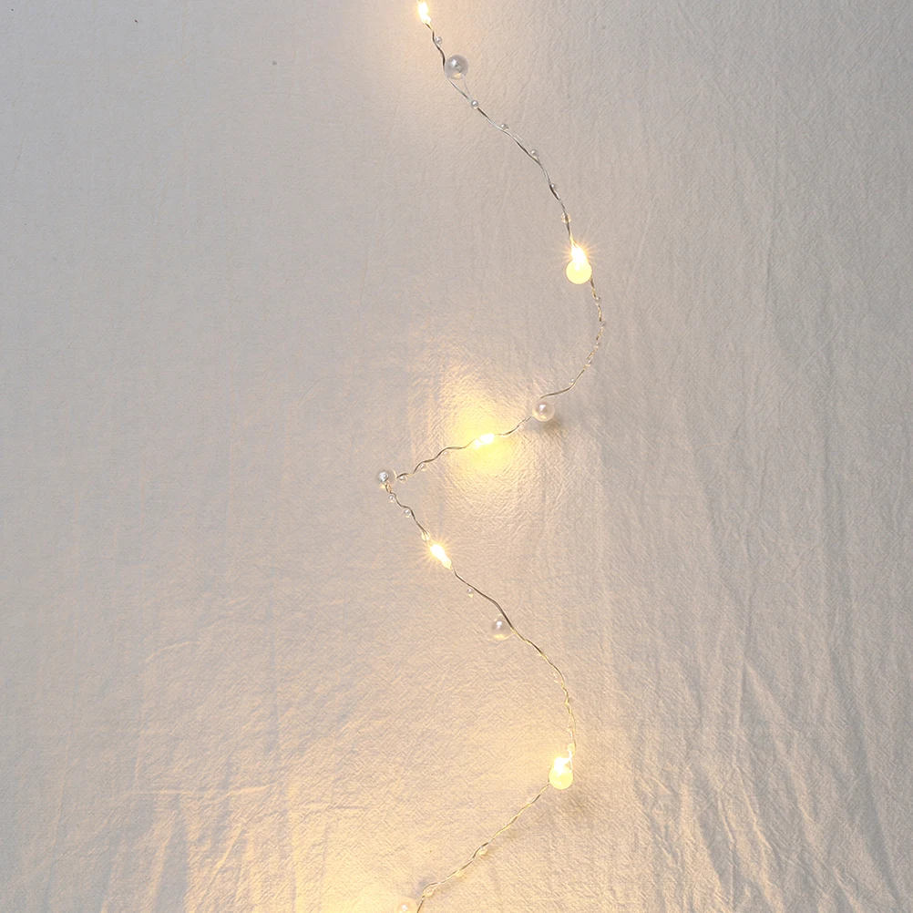 

Led Pearl String Lights Warm White For Bedroom Patio Garden Party Wedding Festival Outdoor Indoor Decoration