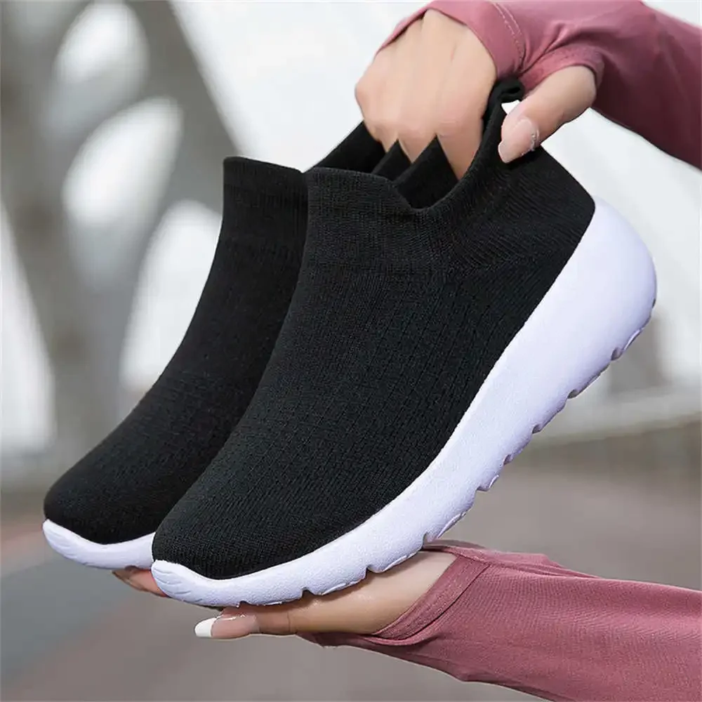

Big Sole 38-39 Tennis Sneakers Woven For Men's Running Shoes 47 Size Sport New Style Skor Super Offers Specials Festival