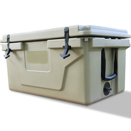 

65QT Ice Cooler Box Insulation Refrigerator with 400lbs Loading Portable Camping Ice Box for Camping Picnic Fishing