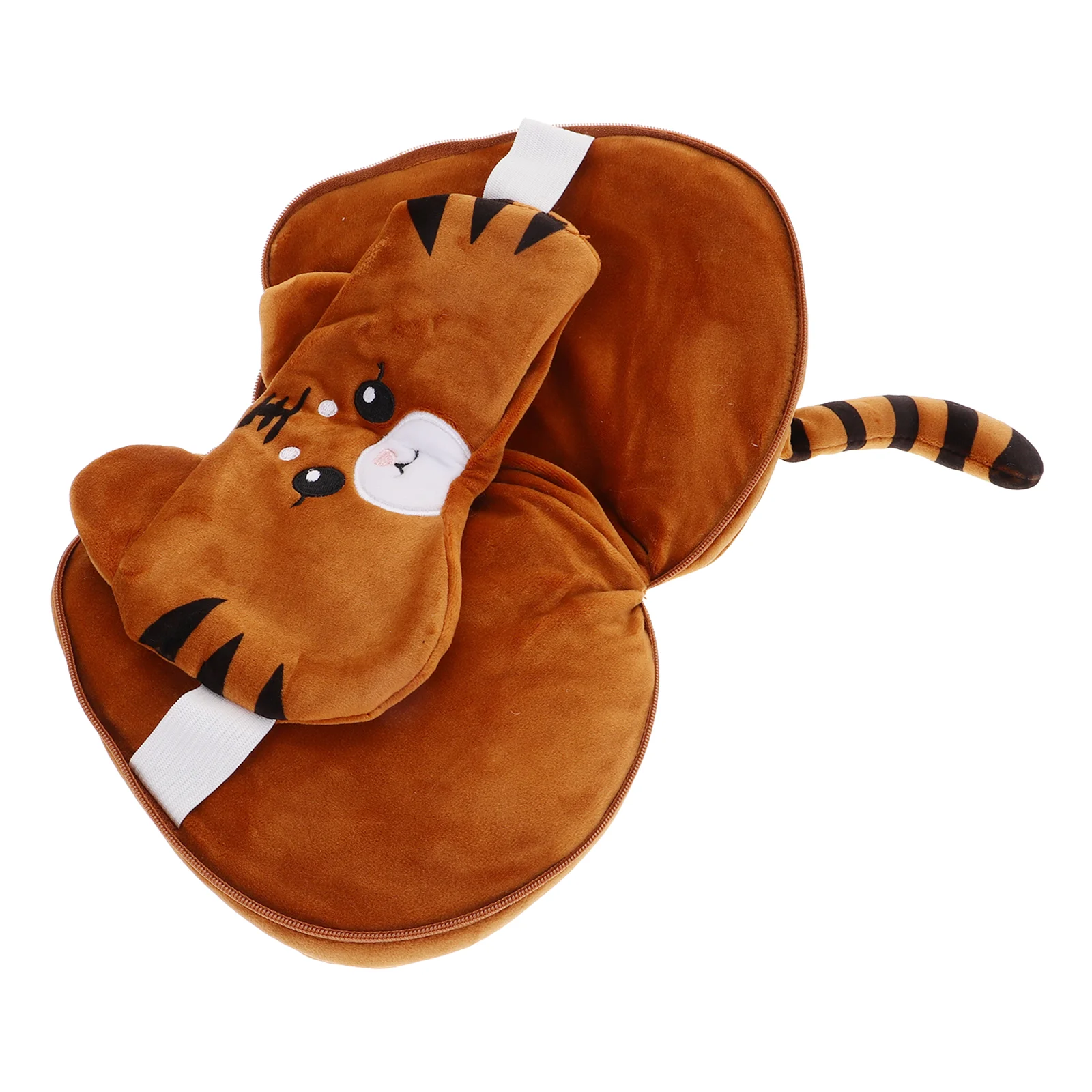 Plush Throw Pillow Plane Eye Mask Travel Neck Essential Office Blindfold Kids for Sleeping